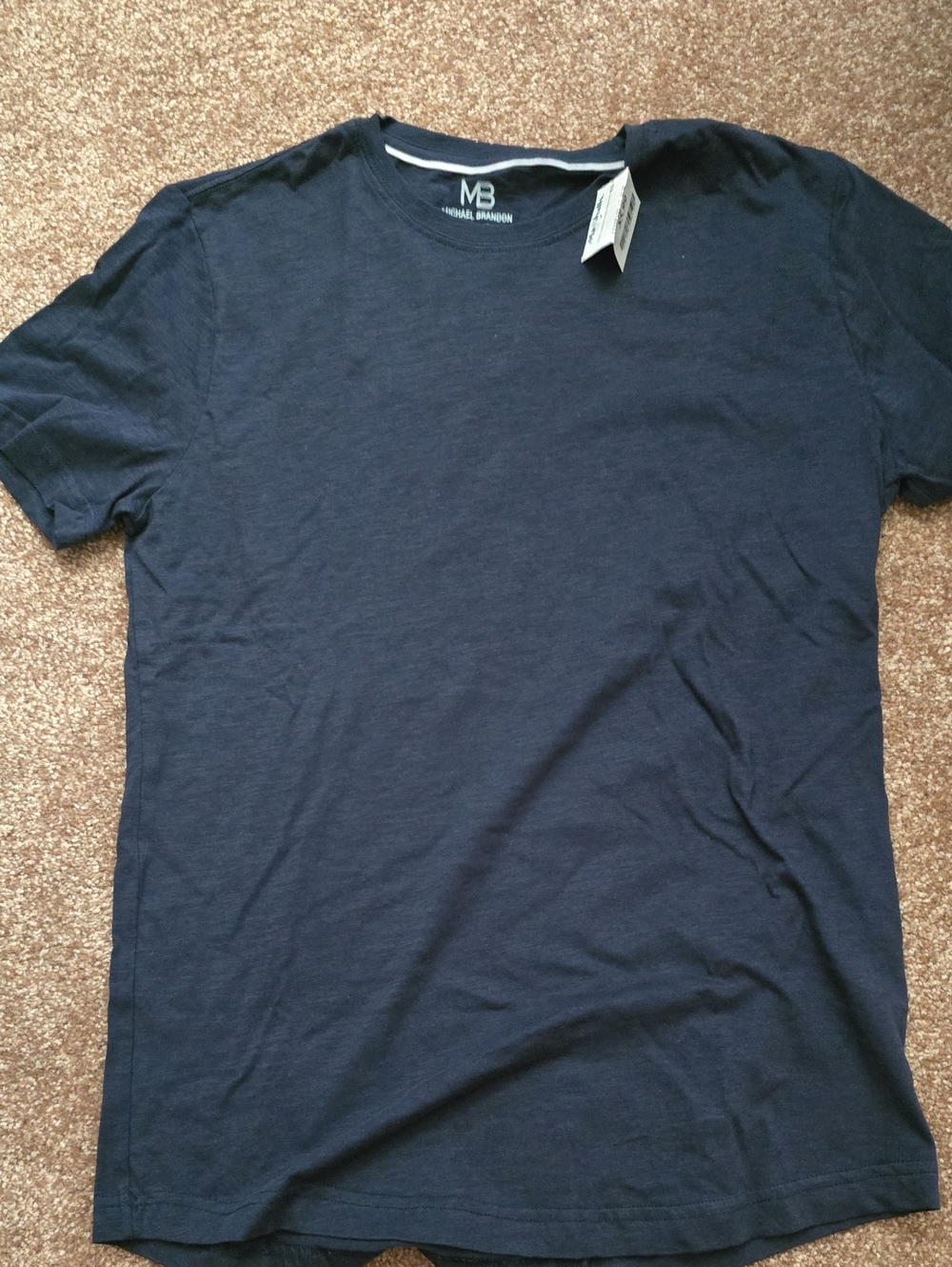 Michael Brandon Classic Navy Short Sleeve Tee